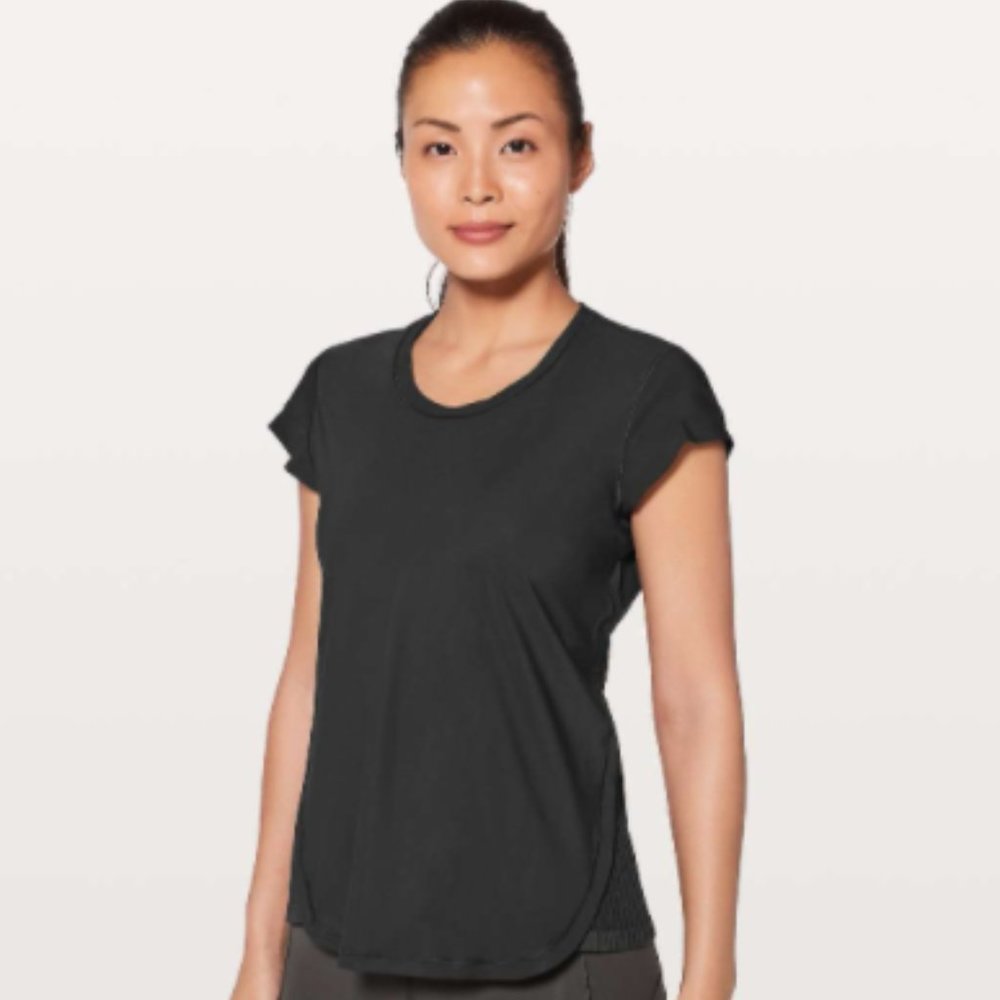 Lululemon Just Pleat It Short Sleeve